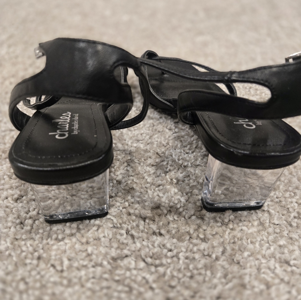 Charles by Charles Gancy Ankle Strap Heeled Sandals - Picture 10 of 11